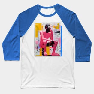 man thinking of colors Baseball T-Shirt